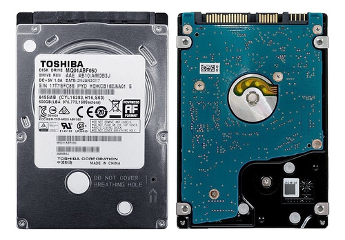 Disco Duro Interno Toshiba 500gb 2.5 Notebook Sata