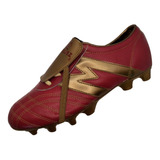 2271- Zapato Futbol Manríquez Profesional Q22 Vino/oro