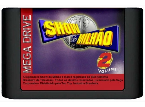 Jogo De Mega Drive, Show Do Milhão 2, Sega