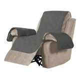 Funda Para Sillón Reposet Sillón Reclinable Cubresofá Gris