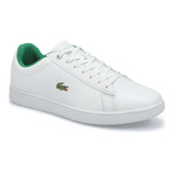 Tenis Lacoste Hombre Hydez Original Blanco Verde