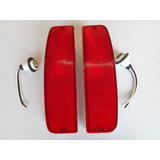 Par Calaveras Con Base Ford Pickup Van 69-79  Toda Roja 