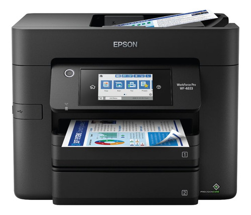 Epson Workforce Pro Wf-4833 Impresora Todo En Uno Color Negro