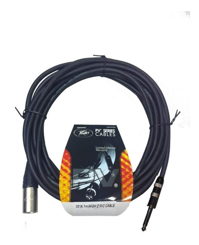 Z Cable De Micrófono De Alta Peavey Pv 20'