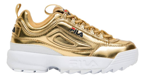 Tenis Fila Disruptor Ii Premium Metallic Juvenil 5fm00040