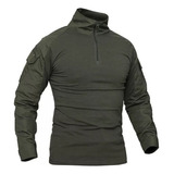 Camisa De Combate Para Hombre Con Uniforme Táctico Militar