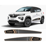 Kit Adesivo Renault Kwid Faixa Lateral Porta 2017/2022 Kwd20