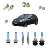 Kit Lampada Super Branca C3 2009/2012 + Led  Teto Placa Ré