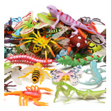 Set Insectos De Juguete Plastico Realista 76 Piezas 7 Cm