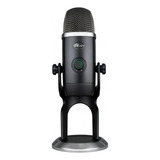 Micrófono Blue Yeti X Condensador Cardioide Color Negro