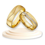 2 Anillos Churumbela Dorado Plateado Matrimonio Duo Boda