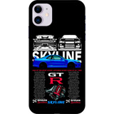 Funda Celular Diseño Auto Coche Nissan Skyline Gtr Azul