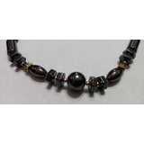 Collar De Piedra Hematites