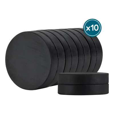 10 Piezas Imán Ferrita Redondo 25x4mm Potente Refrigerador | MercadoLibre