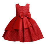  Vestido Corto Niña Fiesta Bautizo Navidad T 2-12 