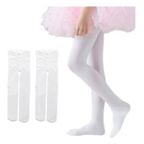 Pantys Para Niñitas Ballet Blancas Medias Niñas