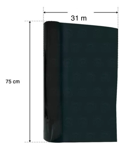 Papel Polarizado 35% Rollo 75cm X 31m