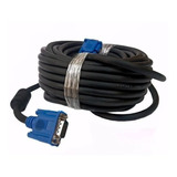 Cable Vga De 25 Metros Con Doble Filtro Para Monitor Nuevo