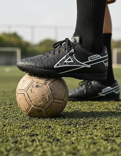 Tenis Para Futbol Rapido Pirma Color Negro Hombre 3047