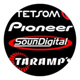 Kit 4 Adesivos Som Stetsom Taramps Pioneer Soundigital 35cm