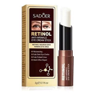 Barra Contorno de Ojos Sadoer con Retinol Antiarrugas Día Noche | MercadoLibre