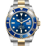 Reloj Compatible Con Rlx-submariner Azul Combinado