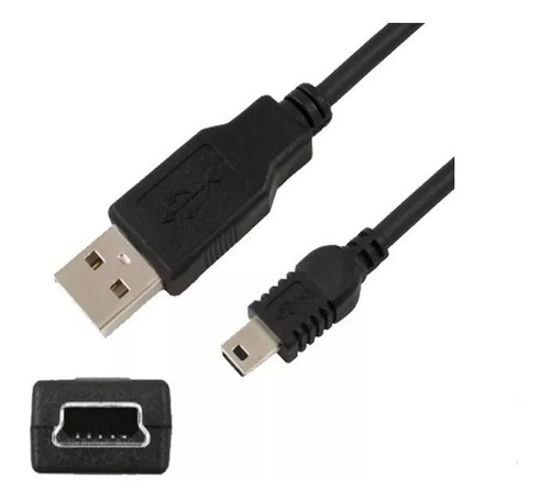 Cable Mini Usb 5 Pines Para Carga Y Datos Con Filtro Usb 2.0