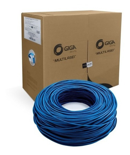 Cabo Rede Cat5e Cftv Multilaser 4 Pares Caixa 305m Internet 