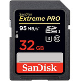 Sandisk Extreme Pro Sdhc 32gb 95mb/s X633 Clase 10 U3 V30