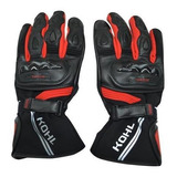 Guantes Vel Kohl Rojo Kohl-001 Textil/piel