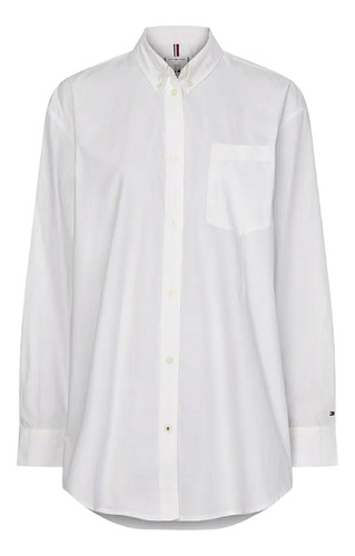 Camisa Tommy Hilfiger Mod Org Cotton Oversized C1