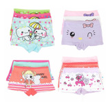 Pack 6 Pantaletas Algodón Niña Calzón Talla 2-10