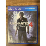 Uncharted 4 A Thief S End  Ps4 Fisico