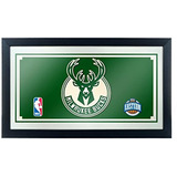 Nba Milwaukee Bucks Enmarcado Logo Espejo