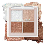 Clio Twinkle Pop Pearl Flex Glitter Eye Palette  Hey Brown