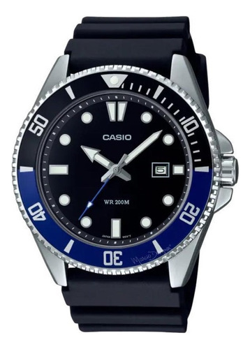 Relógio Casio Duro Mdv-107-1a2vdf Diver Batman M 200