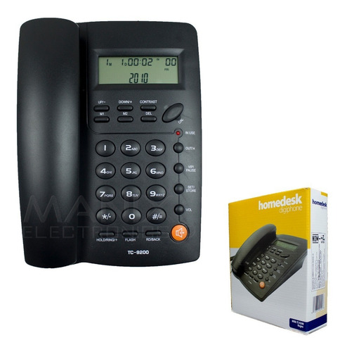 Teléfono Casa U Oficina Homedesk Tc-9200 Alámbrico Remate Últimas Piezas Envío Gratis Y Garantía