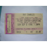 Ray Charles . Entrada Flint Center Cupertino 1996