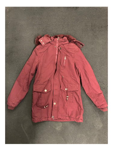 Campera Parka Bordo