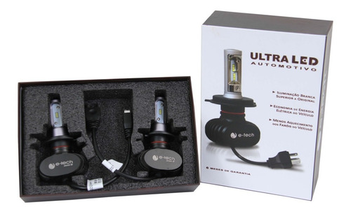 Ultra Led Automotiva Kit   12000 Lumens - H4,h7 - Xenom