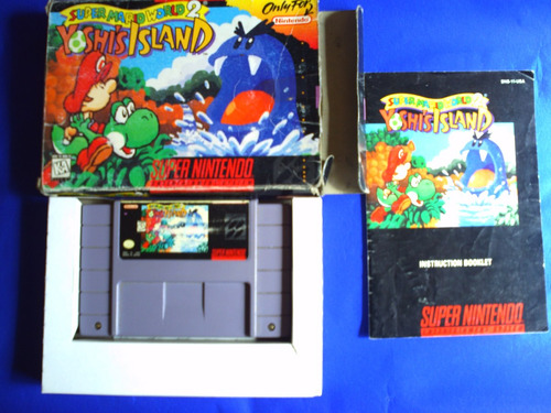 Yoshi Island Con Caja Y Manual