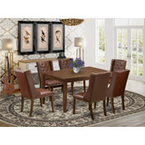 East West Furniture Dufo7-mah-46 Dudley - Juego De Comedor .