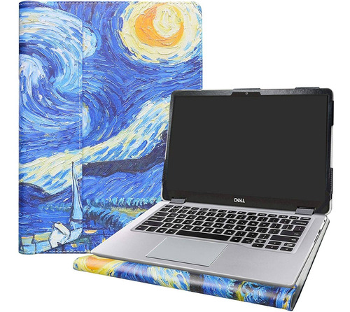 Funda Para Dell Inspiron 15, De 15 In/estampe Pintura/azul