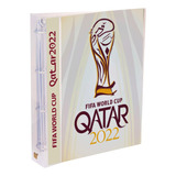Pasta Fichário Álbum Troca Figurinhas Copa Mundo Qatar Catar