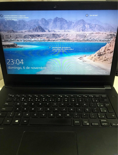 Notebook Dell Core I7  6th + Ssd 120gb +  8gb Usado