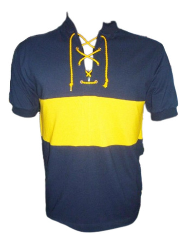 Camiseta Retro Boca 1931 Campeon Primera Division Cordon