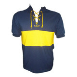 Camiseta Retro Boca 1931 Campeon Primera Division Cordon