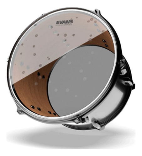 Parche P/ Tom De 12 Evans Tt12hg Hydraulic Glass- Grey Music