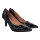 Scarpin Feminino Vizzano Salto Médio Bico Fino 1185102