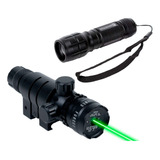 Laser Verde Rossi P/ Pistola Carabina Trilho 22mm + Lanterna